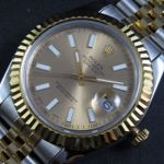 Replica Rolex  Datejust II 2-Tone Watch Gold Dial Clone ETA 2836 Movement